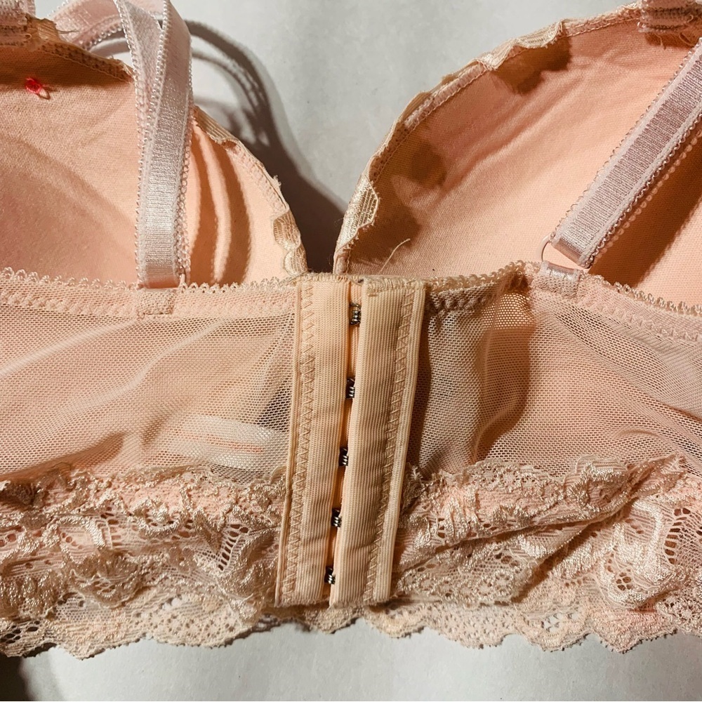 Ardene S Cream Pink Lace Bra - Picture 2 of 3